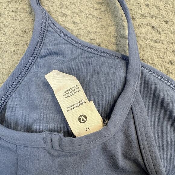 Lululemon Align Sweetheart Light Support Blue Sports / Casual Bra Size 12 - Picture 6 of 7